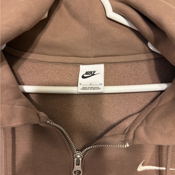 Nike Brown Cropped Hoodie - Picture 2 of 4